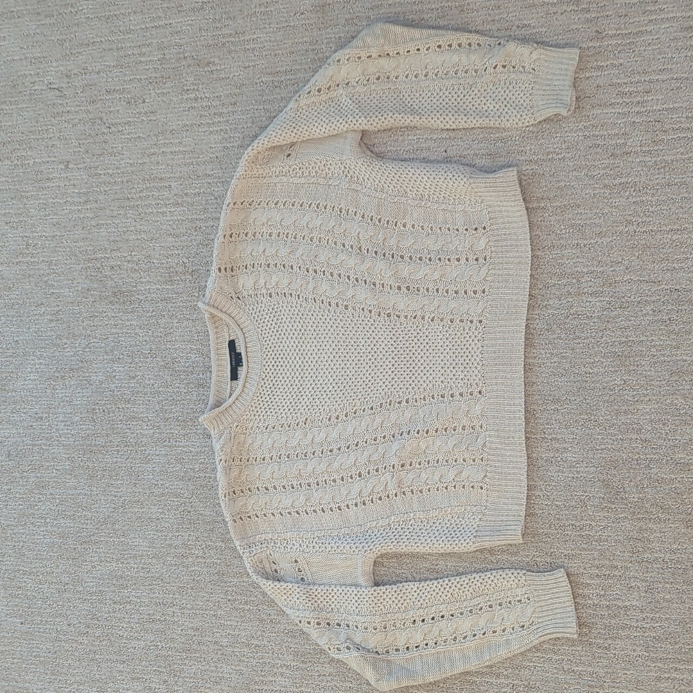 Knit Cropped Sweater
